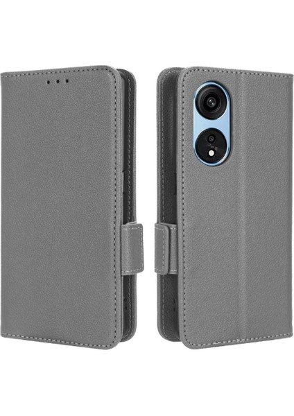 Oppo Için Kılıf Oppo 8t 5g Pu Deri Manyetik Kart Yuvaları Tutucu Cüzdan Yan (Yurt Dışından)