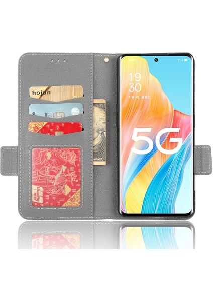 Oppo Için Kılıf Oppo 8t 5g Pu Deri Manyetik Kart Yuvaları Tutucu Cüzdan Yan (Yurt Dışından) indirimleri