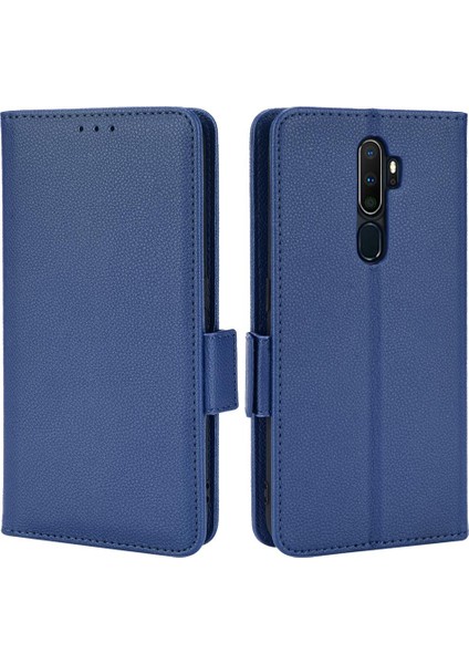 Oppo A5 Için Kılıf 2020/A9 2020 Pu Deri Cüzdan Kart Yuvaları Tutucu Yan (Yurt Dışından)
