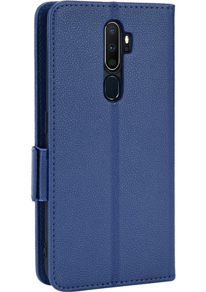 Oppo A5 Için Kılıf 2020/A9 2020 Pu Deri Cüzdan Kart Yuvaları Tutucu Yan (Yurt Dışından) modelleri