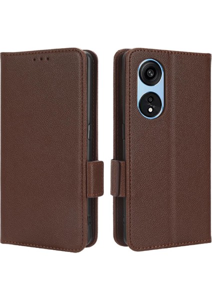 Oppo Için Kılıf Oppo 8t 5g Pu Deri Manyetik Kart Yuvaları Tutucu Cüzdan Yan (Yurt Dışından)