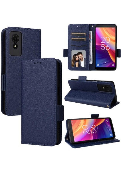 Tcl 501 4g Kart Yuvaları Tutucu Için Kılıf Pu Deri Manyetik Cüzdan Yan (Yurt Dışından) indirimleri