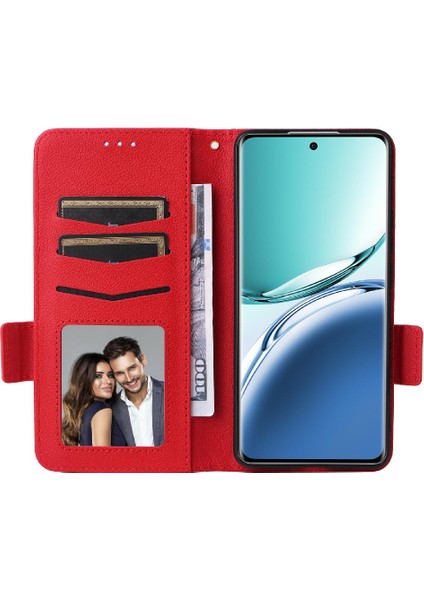 BDT Boutique Oppo A3 Pro 5g Için Kılıf Yan Toka Manyetik Kart Yuvaları Tutucu Pu Deri (Yurt Dışından)