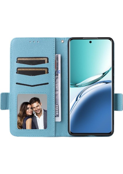 Oppo A3 Pro 5g Için Kılıf Yan Toka Manyetik Kart Yuvaları Tutucu Pu Deri (Yurt Dışından)