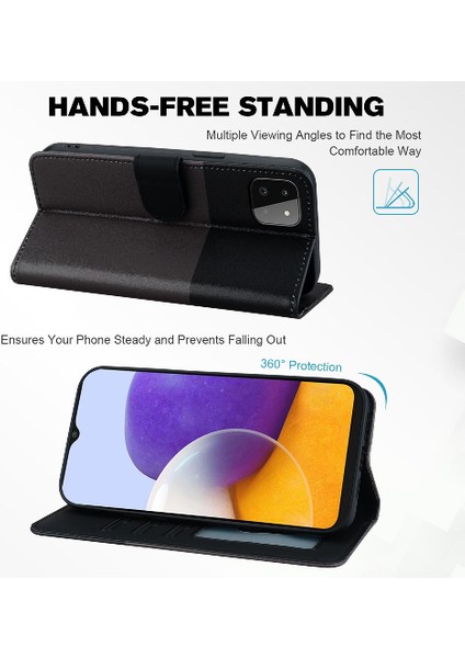 Samsung Galaxy A22 5g Için Kılıf Deri Kılıf Darbeye Kapak Kapak Cüzdan (Yurt Dışından) fırsatları