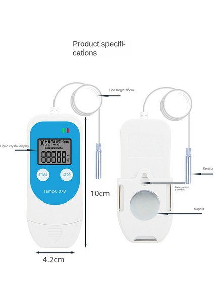 Tempu 07B Sıcaklık/nem Kaydedici Dijital USB Veri Kaydedici (Yurt Dışından) fırsatları