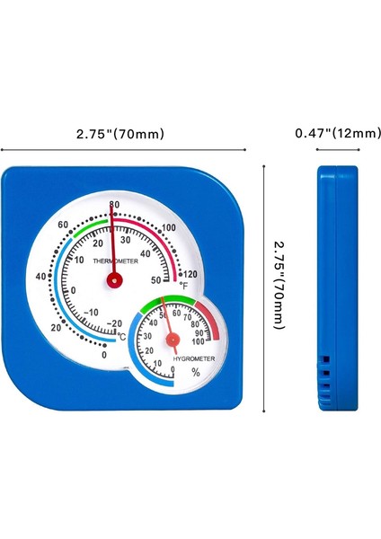 Mini Kapalı Termometre Higrometre Sıcaklık Nem Monitörü Ölçer (Yurt Dışından)