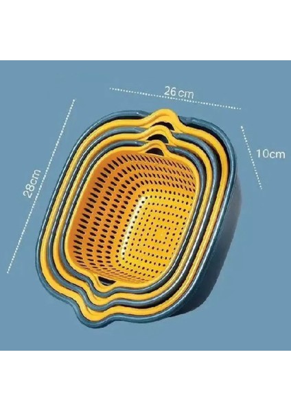 Mutfak Makarna Süzgeci - Sarı (Yurt Dışından) modelleri