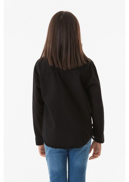 Basic Düğmeli Kız Çocuk Gömlek fırsatları