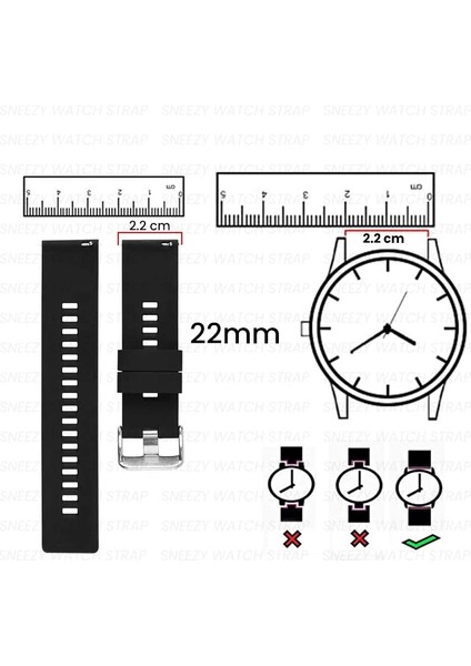 Huawei Watch Gt3 Elite-Active 46MM-GT3 Pro-Gt3 Se 22MM Uyumlu Dikiş Desenli Dokuma Silikon Kordon