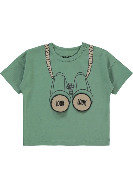 Civil Baby Erkek Çocuk T-Shirt 6-18 Ay Haki