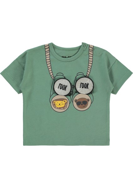 Civil Baby Erkek Çocuk T-Shirt 6-18 Ay Haki