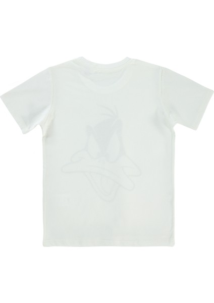 Looney Tunes Erkek Çocuk T-Shirt 10-13 Yaş Ekru