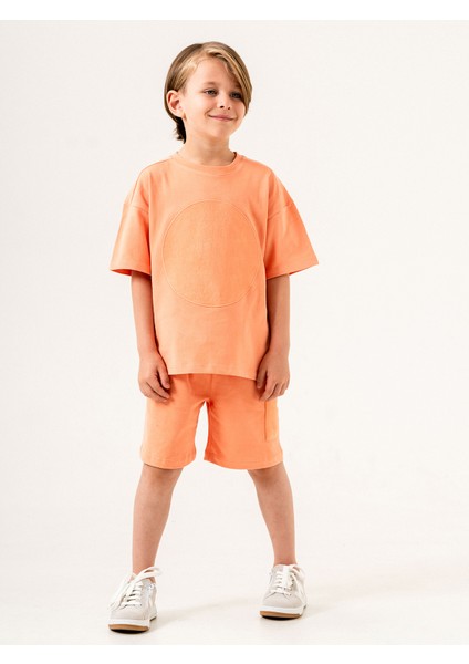 Çocuk T-Shirt 3-9 Yaş Şeftali fiyatları