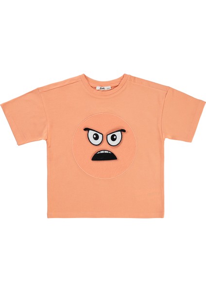 Çocuk T-Shirt 3-9 Yaş Şeftali modelleri