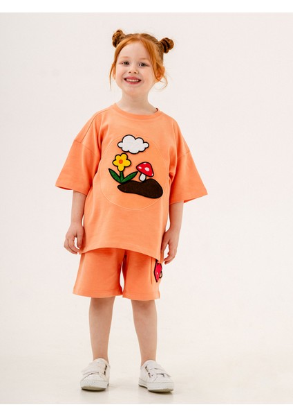 Çocuk T-Shirt 3-9 Yaş Şeftali indirimleri