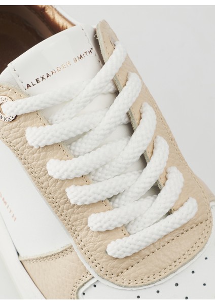 Beyaz Krem Kadın Deri Sneaker ASAZHWW1540NUW modelleri