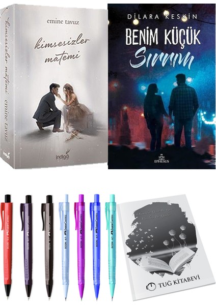Kimsesizler Matemi 1 - Benim Küçük Sırrım 1 + Kalem + Not Defteri