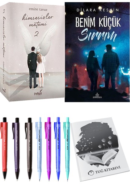 Kimsesizler Matemi 2 - Benim Küçük Sırrım 1 + Kalem + Not Defteri