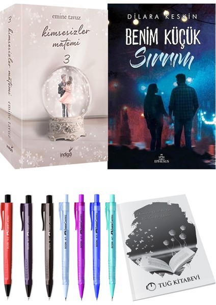 Kimsesizler Matemi 3 - Benim Küçük Sırrım 1 + Kalem + Not Defteri