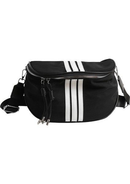 Omuz Çantası Crossbody Çanta Patchwork Göğüs Çantası (Yurt Dışından)