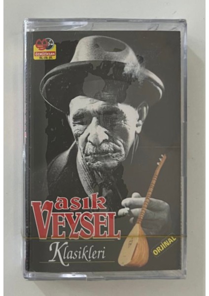 Aşık Veysel Klasikleri Kaset (Jelatininde Sıfır Orjnal Dönem Baskı Kaset)