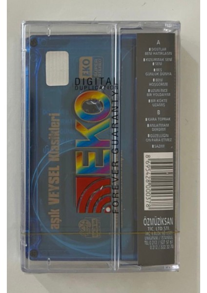 Aşık Veysel Klasikleri Kaset (Jelatininde Sıfır Orjnal Dönem Baskı Kaset) fiyatları