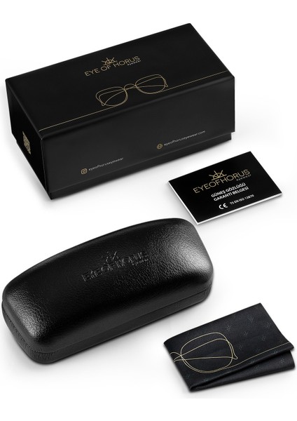 EOH1142 C9 Şeffaf Unisex Güneş Gözlüğü