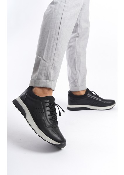 MBZYN163-S Erkek Deri Siyah Sneaker & Spor Ayakkabı fiyatları
