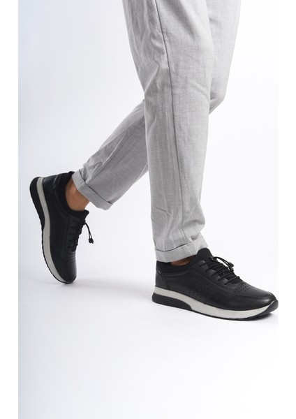 MBZYN163-S Erkek Deri Siyah Sneaker & Spor Ayakkabı fırsatları