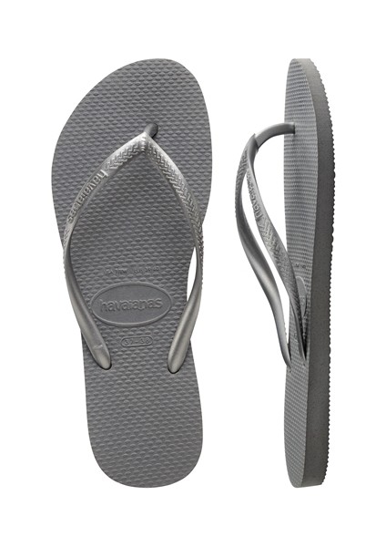 Havanias Slim Steel Grey Gri Kadın Terlik 4000030-5178