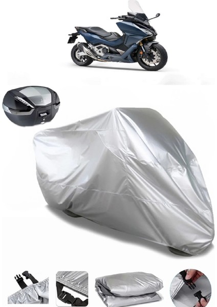 Honda Forza 750 Arka Çanta Uyumlu Su Geçirmez Motosiklet Brandası