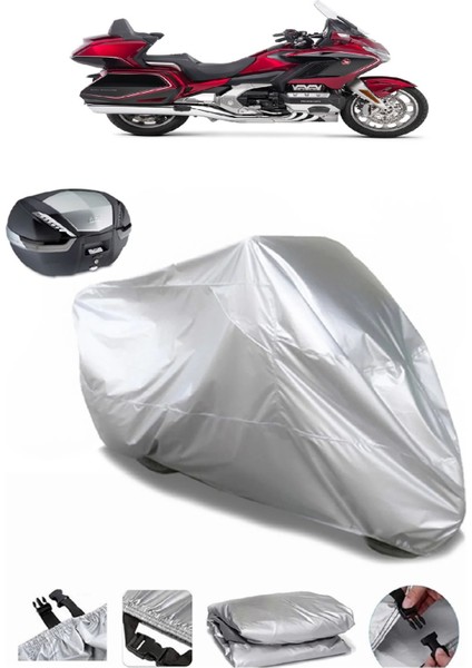 Honda Goldwing Gl 1800 Dct Arka Çanta Uyumlu Su Geçirmez Motosiklet Brandası