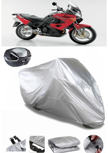 Honda Xl 1000V Varadero Arka Çanta Uyumlu Su Geçirmez Motosiklet Brandası