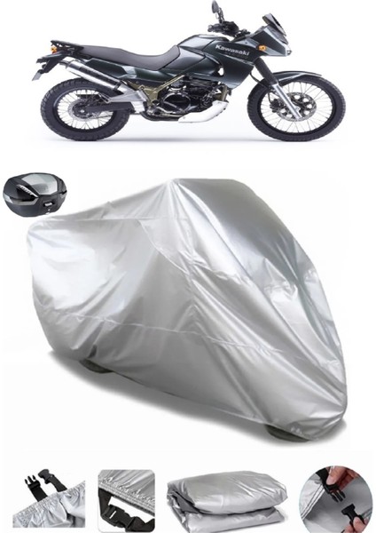 Kawasaki Kle 500 Arka Çanta Uyumlu Su Geçirmez Motosiklet Brandası