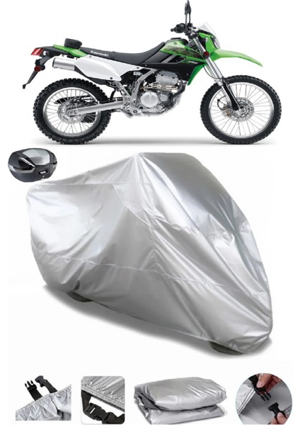 Kawasaki Klx 250 Arka Çanta Uyumlu Su Geçirmez Motosiklet Brandası