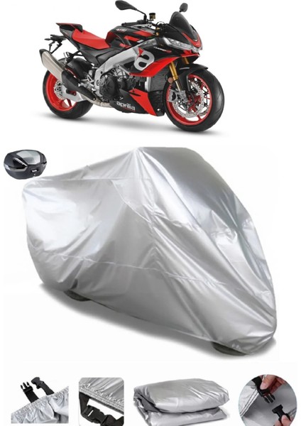 Aprilia Tuono V4 1100 Factory Arka Çanta Uyumlu Su Geçirmez Motosiklet Brandası