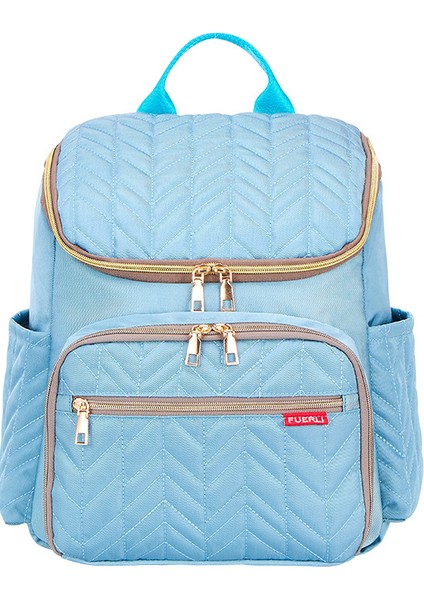 Avrupa ve Amerikan Büyük Kapasiteli Nakış Anne ve Bebek Çantası Taşınabilir Bebek Bezi Çantası Bebek Şişesi Isı Yalıtımı Anne Çantası (Yurt Dışından)