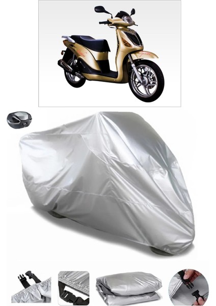 Dorado Daphne Arka Çanta Uyumlu Su Geçirmez Motosiklet Brandası