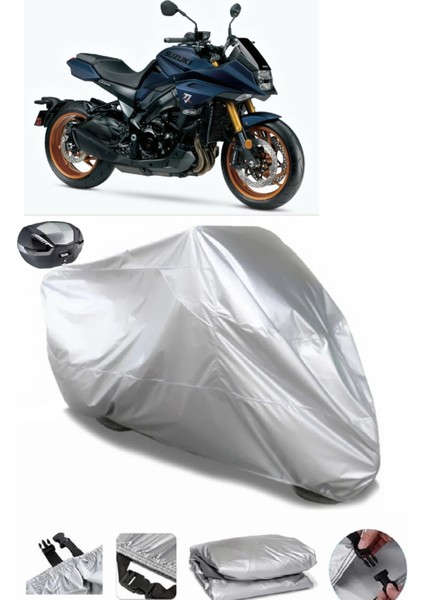 Suzuki Katana Arka Çanta Uyumlu Su Geçirmez Motosiklet Brandası