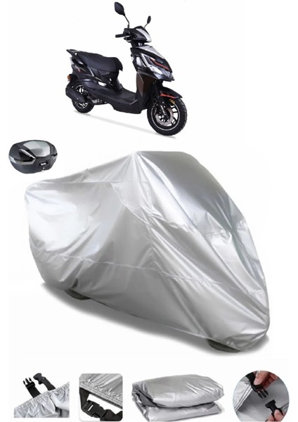 Arora Verano Ar 125-25 Arka Çanta Uyumlu Su Geçirmez Motosiklet Brandası