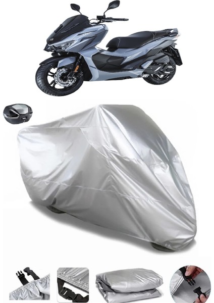 Sym Jet x 125 Arka Çanta Uyumlu Su Geçirmez Motosiklet Brandası