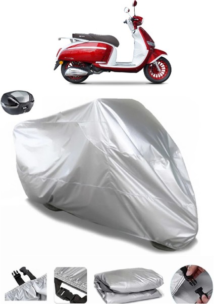 Yuki Risotto 50-125 Arka Çanta Uyumlu Su Geçirmez Motosiklet Brandası