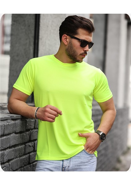 Mens Style Mikro Sıfır Yaka T-Shirt