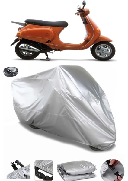 Piaggio Et4 150 Arka Çanta Uyumlu Su Geçirmez Motosiklet Brandası