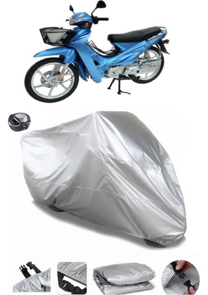 Asya As 110-8 Arka Çanta Uyumlu Su Geçirmez Motosiklet Brandası