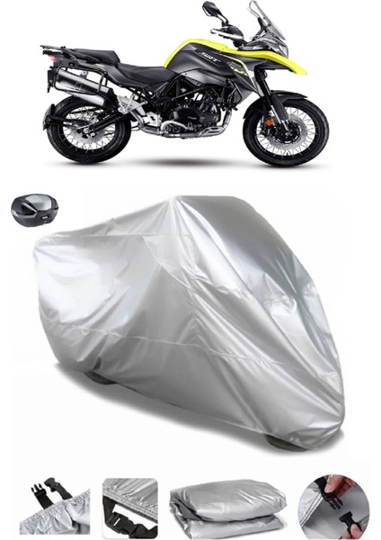 Qj Srt 550 x Arka Çanta Uyumlu Su Geçirmez Motosiklet Brandası