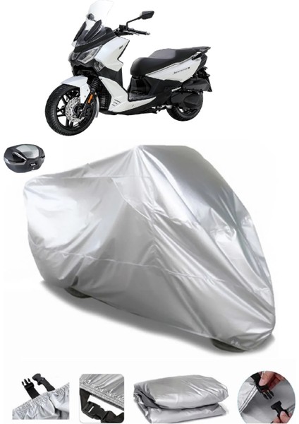 Sym Joyride 300 Arka Çanta Uyumlu Su Geçirmez Motosiklet Brandası