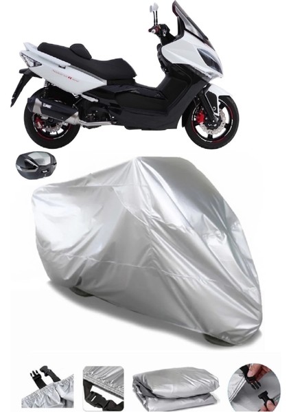 Kymco Xciting 500 Arka Çanta Uyumlu Su Geçirmez Motosiklet Brandası