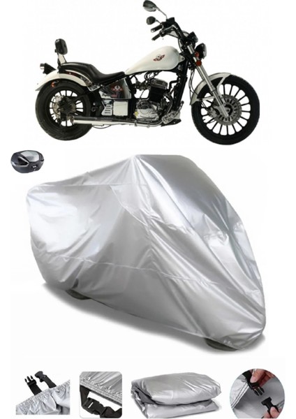 Regal Raptor Daytona 400 Arka Çanta Uyumlu Su Geçirmez Motosiklet Brandası